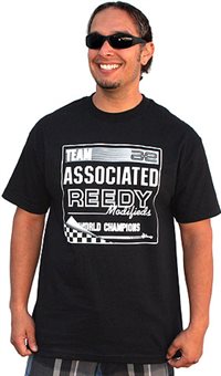 Associated Ae Retro T-Shirt, Black Large 