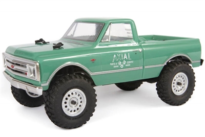 Axial SCX24 1967 C10 1/24th RTR Rock Crawler with green body