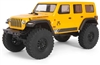 Axial SCX24 Jeep JLU CRC 1/24th RTR Rock Crawler with yellow body