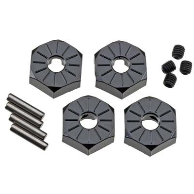Axial SCX10 12mm Narrow Hex Hubs, aluminum (4)