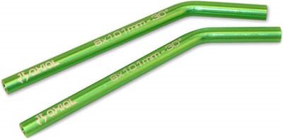 Axial AX10 Scorpion Aluminum High Clearance Links, Green (2)