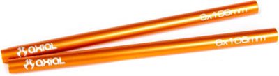 Axial AX10 Scorpion Threaded Alum. Pipe, Orange, 6 x 106mm (2)