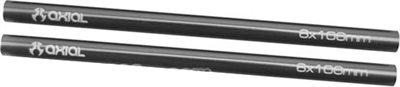 Axial AX10 Scorpion Threaded Alum. Pipe, Gray, 6 x 106mm (2)