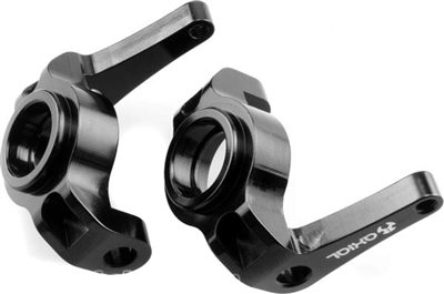 Axial AX10 Scorpion Aluminum High Clearance Knuckles, Black (2)