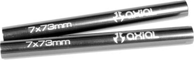 Axial XR10 Threaded Pipe-Gray Aluminum, 7 x 73mm