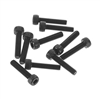 Axial SCX10 II M2.6x12mm Cap Head Screws, black (10)