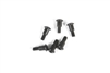 Axial SCX10 II M3x4x10mm Hex Socket Button Head Shoulder Screws, black (6)