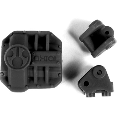 Axial AR44 Diff Cover & Link Mounts Black