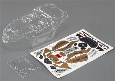 Axial Yeti Jr. Can-Am Maverick Clear Body with Decals