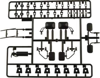 Axial Rock Crawler Exterior Detail Parts Set, Black