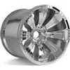 Axial 8 Spoke 40 Size Truck Rims, Chrome (2)