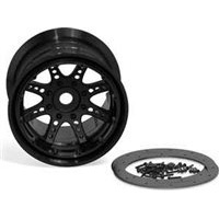 Axial 8 Spoke 40 Size Bead Lock Rims, Black (2)