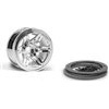 Axial 2.2" Rockster Beadlock Rims, Chrome (2)