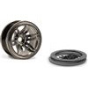 Axial 2.2" Rockster Beadlock Rims, Black Chrome (2)