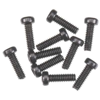Axial Cap Head Screws-M2x6mm, black oxide (10)