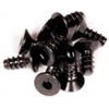 Axial Hex Socket Tapping Flat Head Screws-2.6 x 6mm, Black