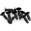 Axial Hex Socket Tapping Flat Head Screws-2.6 x 8mm, Black (10)