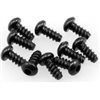 Axial Hex Socket Tapping Button Head Screws-2.6 x 6mm, Black (10)