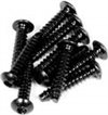 Axial Hex Socket Tapping Button Head Screws-3 x 15mm, Black