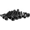 Axial Hex Socket Tapping Button Head Screws-3 x 6mm, Black (10)