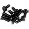 Axial AX10 Scorpion Screws, 3 x 8mm Button Head Machine,Black (10)