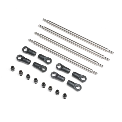 Axial Gilamon AXP8 Rear Upper and Lower Links Set, Titaniumm, AF16P