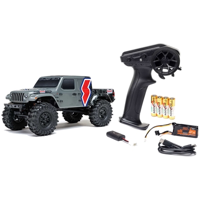 Axial SCX24 Summit Racing Jeep Gladiator 1/24th RTR Rock Crawler with beige body