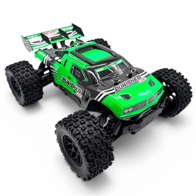Corally Punisher XD 4WD 2S Small Scale, RTR Monster Truck, Green