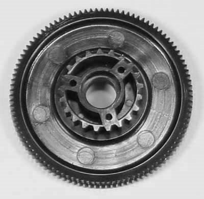 Corally Assassin Spur Gear-21 Tooth Pulley-104 Tooth, 64 Pitch