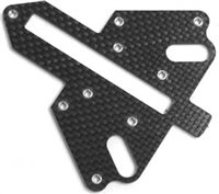 Corally RDX Phi Graphite Chassis Stiffener, 6-Cell