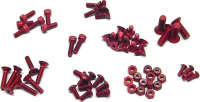 CRC Carpet Knife V.3 Red Aluminum Screw Kit