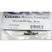 CRC 4-40 x 3/8" Button Head Screws (4)