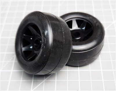 CRC RT1 Front Rubber Tires on GTR rims (2)