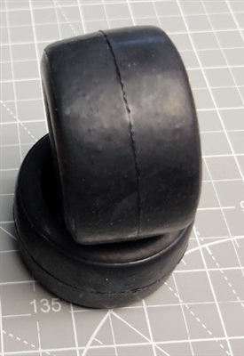 CRC RT1 Rear Rubber Tires on GTR rims (2) BLEM