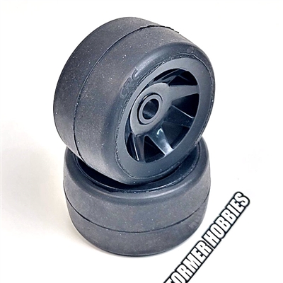 CRC LPR Front Rubber Tires on 1/10 GTR rims (2)