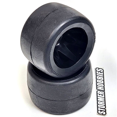 CRC LPR Rear Rubber Tires on 1/10 GTR rims (2)