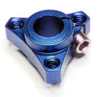 CRC 1/12 Micro-Sized Left Clamping Hub, Blue