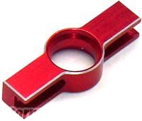 CRC XTI Ride Height Slider For Rear Pod, Red Aluminum (1)