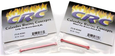 CRC Gen XL Long Pin Brace, Red Aluminum