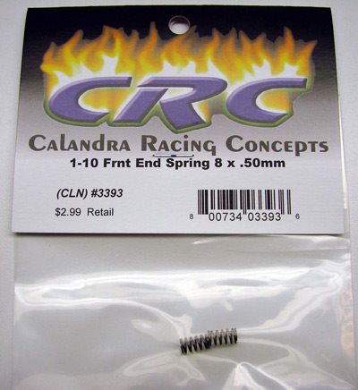 CRC WTF-1 Front End Springs, 8 x .50mm, Med. (2)
