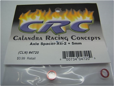 CRC XTI Bearing Spacer Set For Rear Axle (2mm + 5mm)