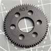 CRC Machined Spur Gear, 64 Pitch 65T