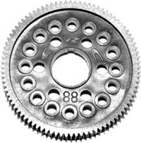 CRC Molded Spur Gear, 64 Pitch 88T For 1/10 And 1/12 Pan Cars