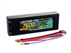 Common Sense RC 7600mAh 75C 7.4v 2s Lipo Battery, 4mm Bullets