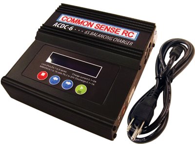 Common Sense RC Ac/Dc Lipo Battery Balance Charger