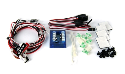 Common Sense RC GT Power Rc Controllable Led Light Kit, 1/10 Cars/Trucks