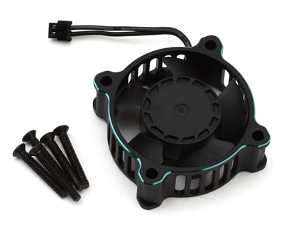Cayote Crest 8/8 Evo Aluminum 30x30x10mm ESC Cooling Fan (Black/Aurora Green)
