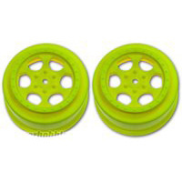 DE Racing Ten-SCTE Trinidad Rims, Yellow (2)