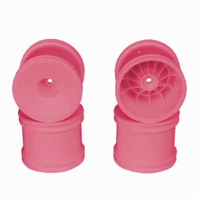 DE Racing Speedline Stadium Truck Wheels, ASC 12mm hex, pink
