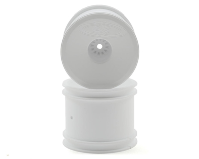 DE Racing Speedline Stadium Truck Wheels, ASC 12mm hex, white
